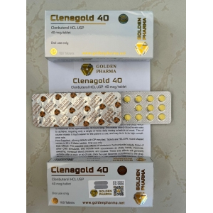 Golden Pharma Clenbuterol 40 Mcg 100 Tablet