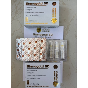 Golden Pharma  Stanozolol (Wi̇nstrol)  50 Mg 10 Ampul