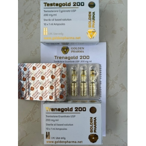 Golden Pharma Testosterone Cypionate 200 Mg 10 Ampul